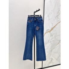 프라다 트위스트 데님 청바지