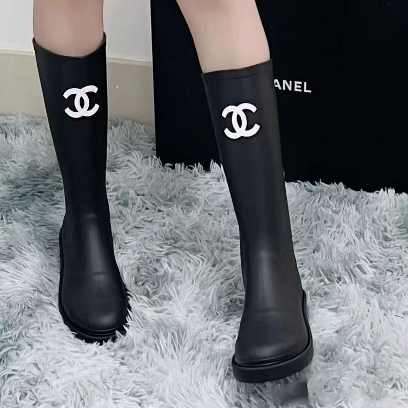 샤넬 레인부츠 블랙 (오늘발송)