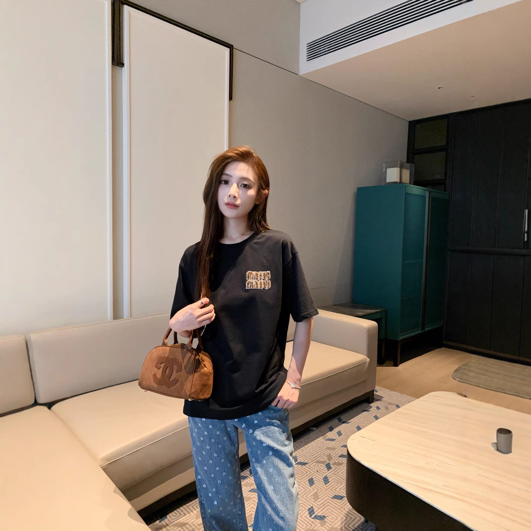 미우미우 여성 반팔 티셔츠 ( 오늘발송 )