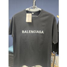 발렌시아가 자수 레터 반팔 티셔츠 ( 오늘발송 )