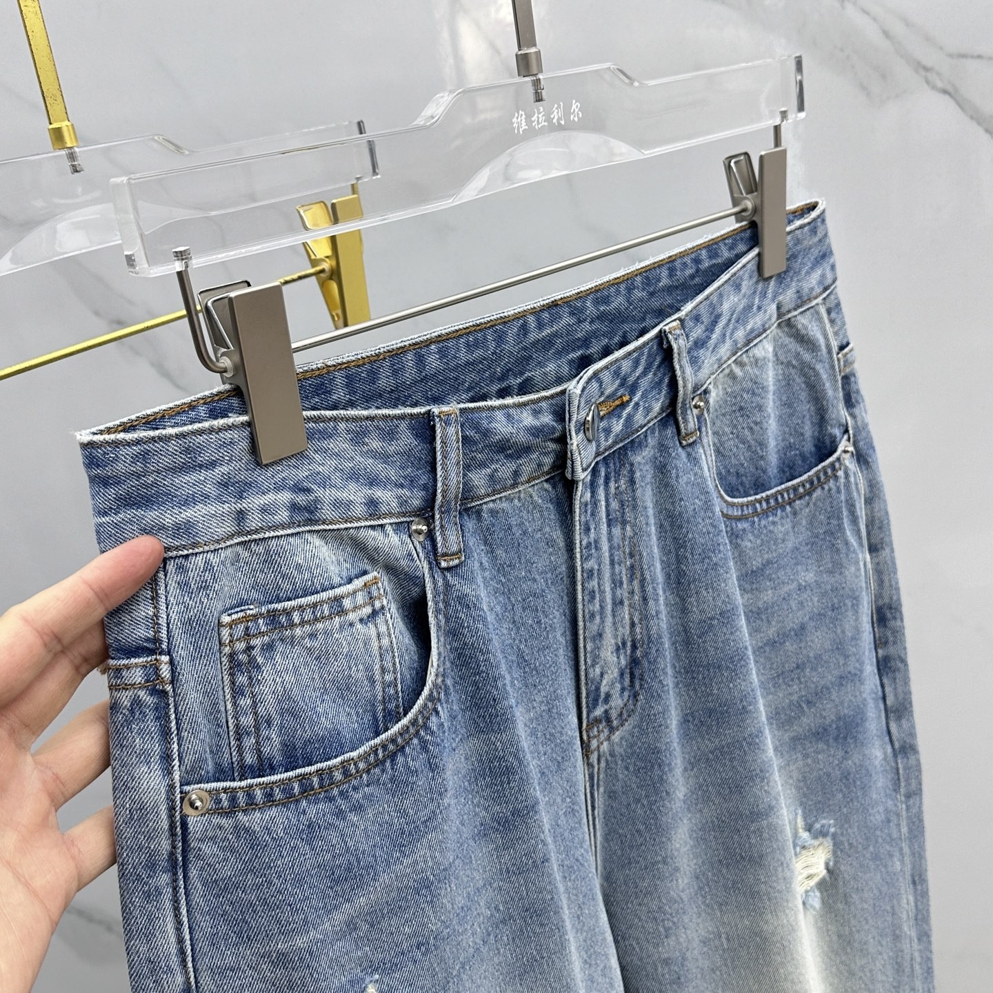 몽클레어 헤론프레스톤 청바지