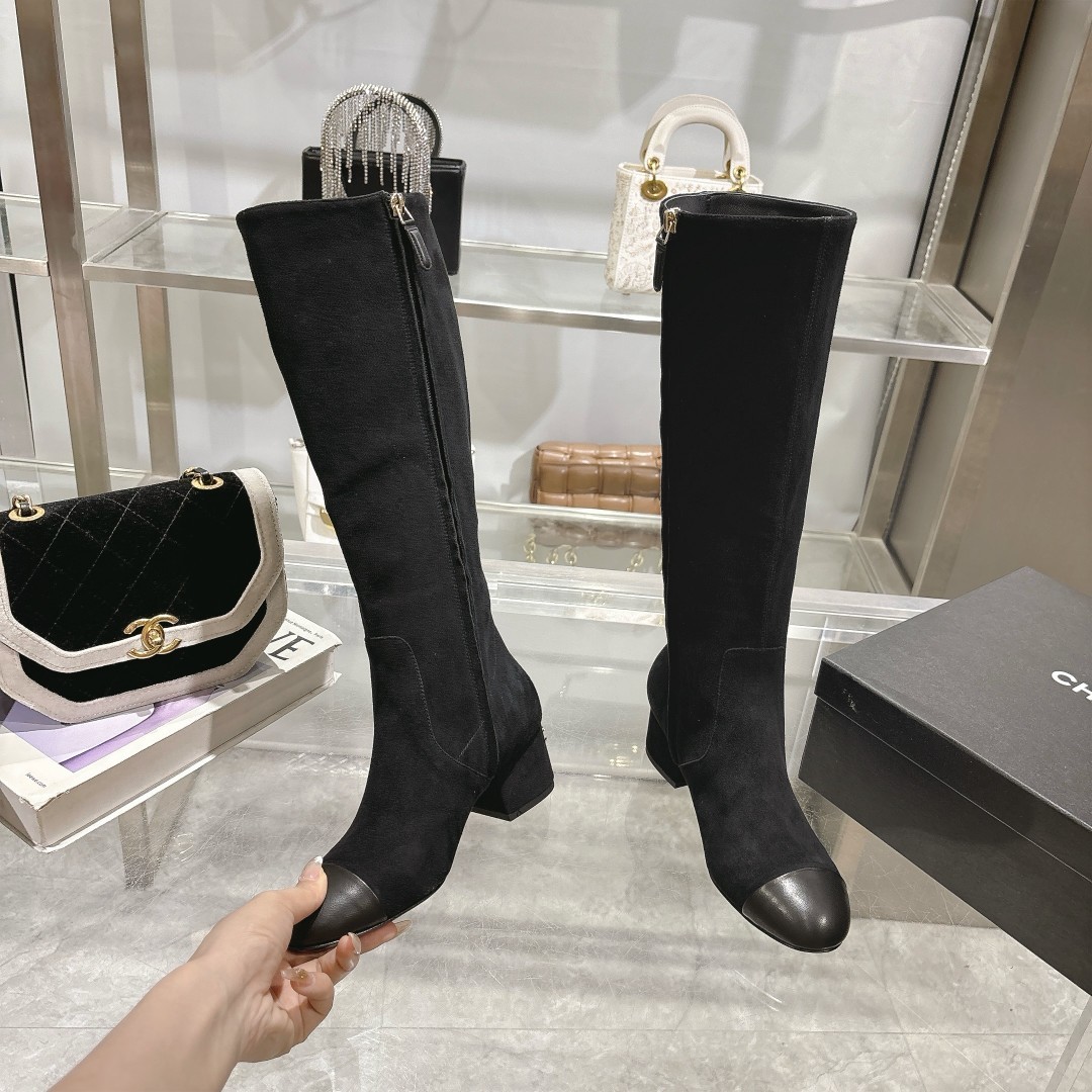 샤넬 롱 부츠