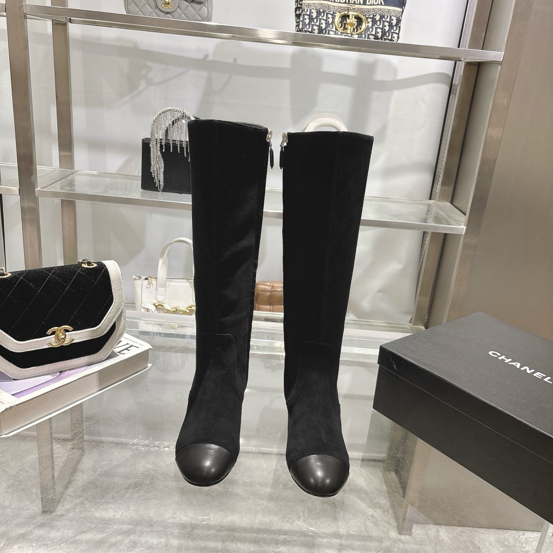 샤넬 롱 부츠