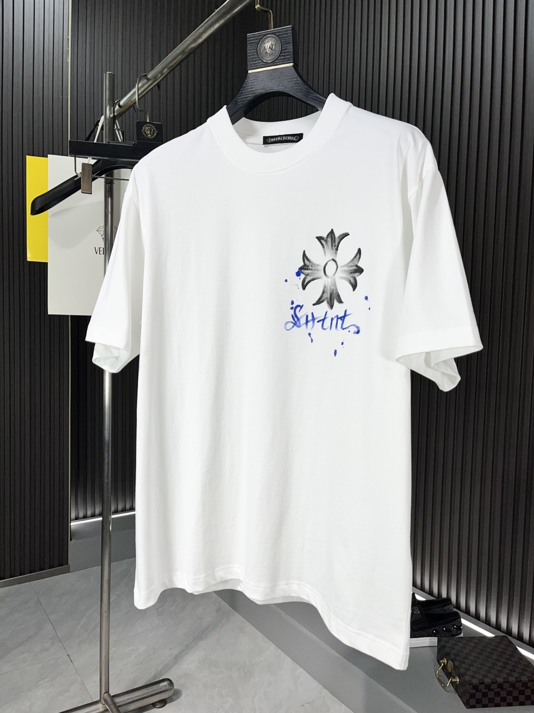 크롬하츠 캐주얼 코튼 반팔 티셔츠