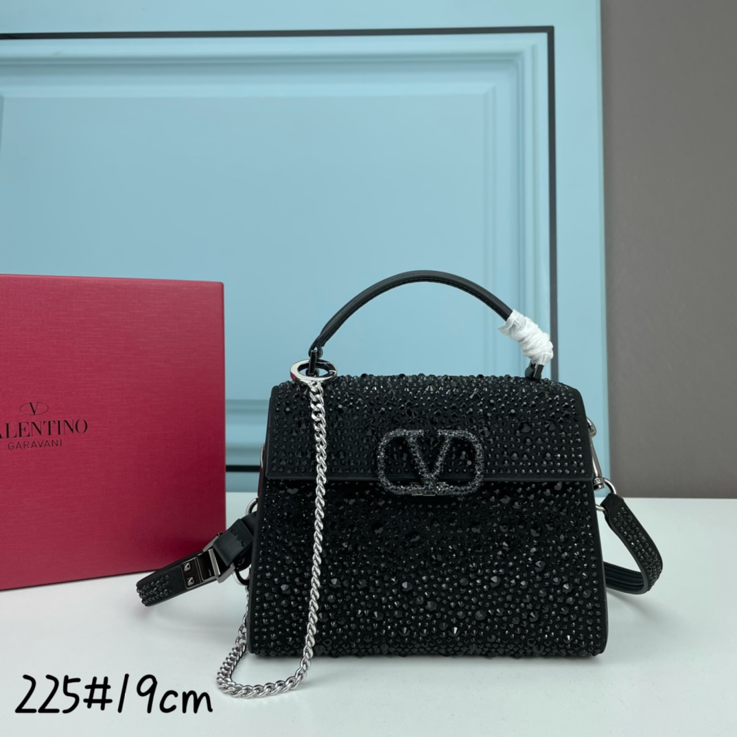 발렌티노 Vsling Mini Handbag With Sparkling Embroidery