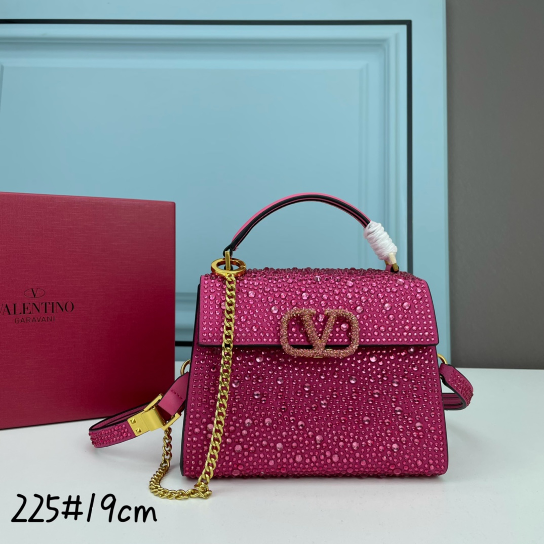 발렌티노 Vsling Mini Handbag With Sparkling Embroidery