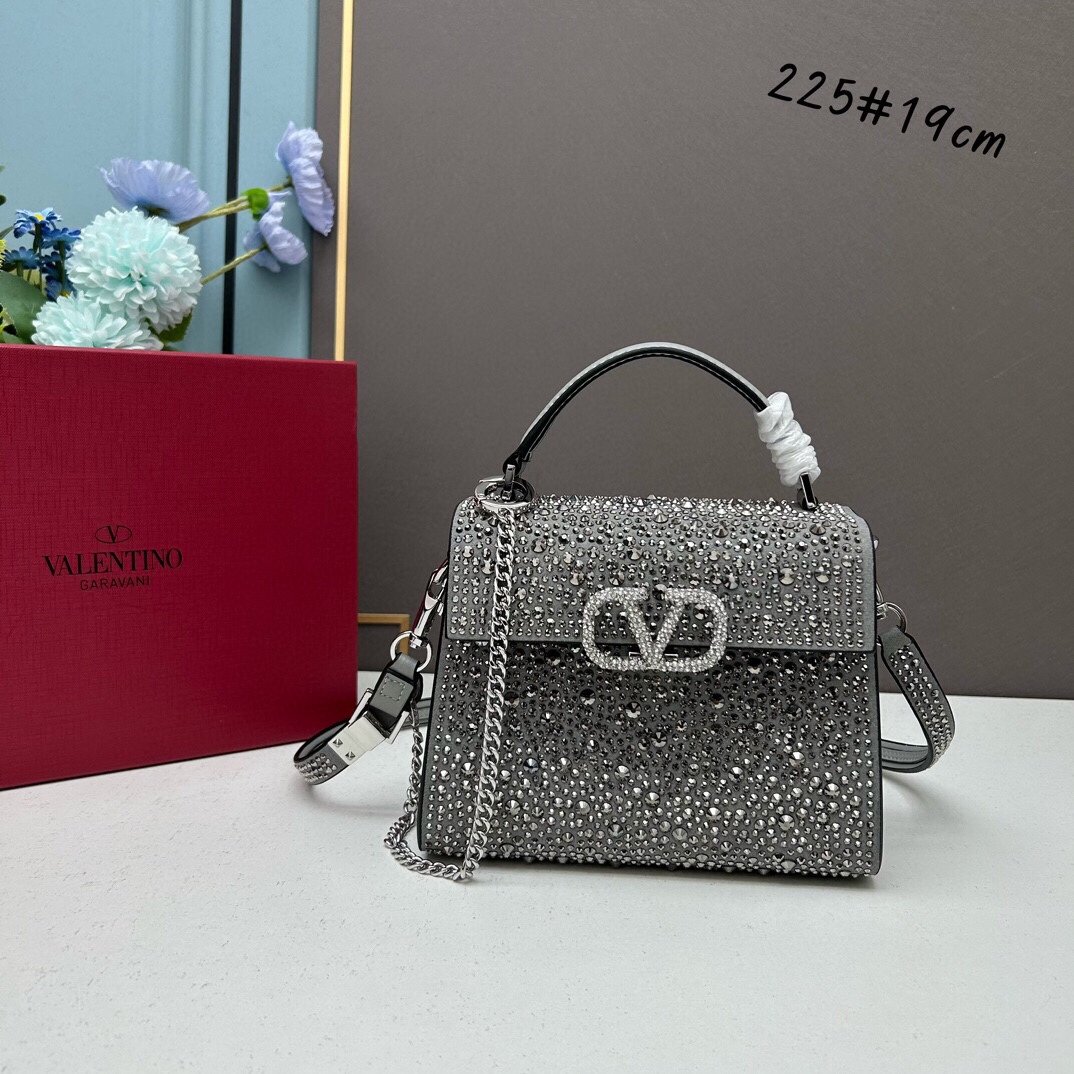 발렌티노 Vsling Mini Handbag With Sparkling Embroidery