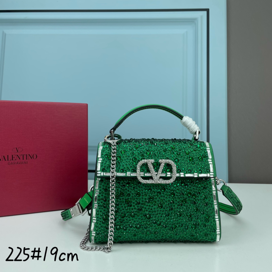 발렌티노 Vsling Mini Handbag With Sparkling Embroidery