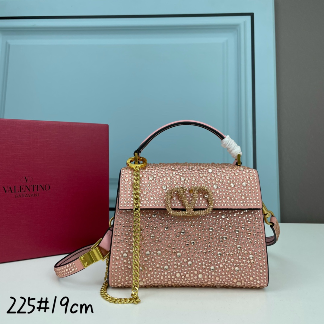 발렌티노 Vsling Mini Handbag With Sparkling Embroidery