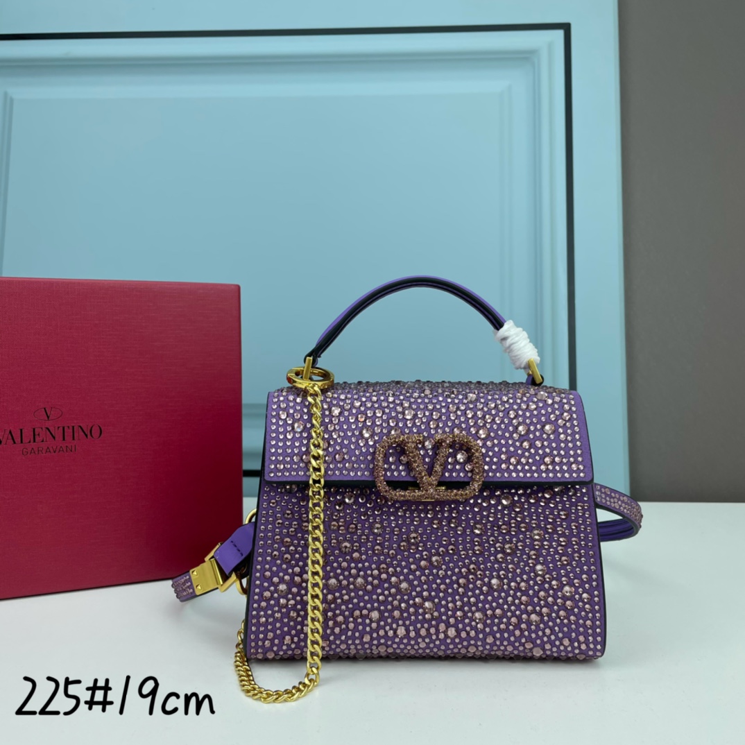 발렌티노 Vsling Mini Handbag With Sparkling Embroidery