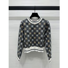 루이비통 로고패턴 니트