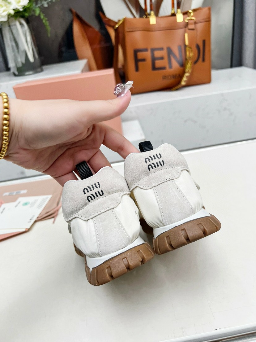 미우미우 타이어 발레리나 슈즈