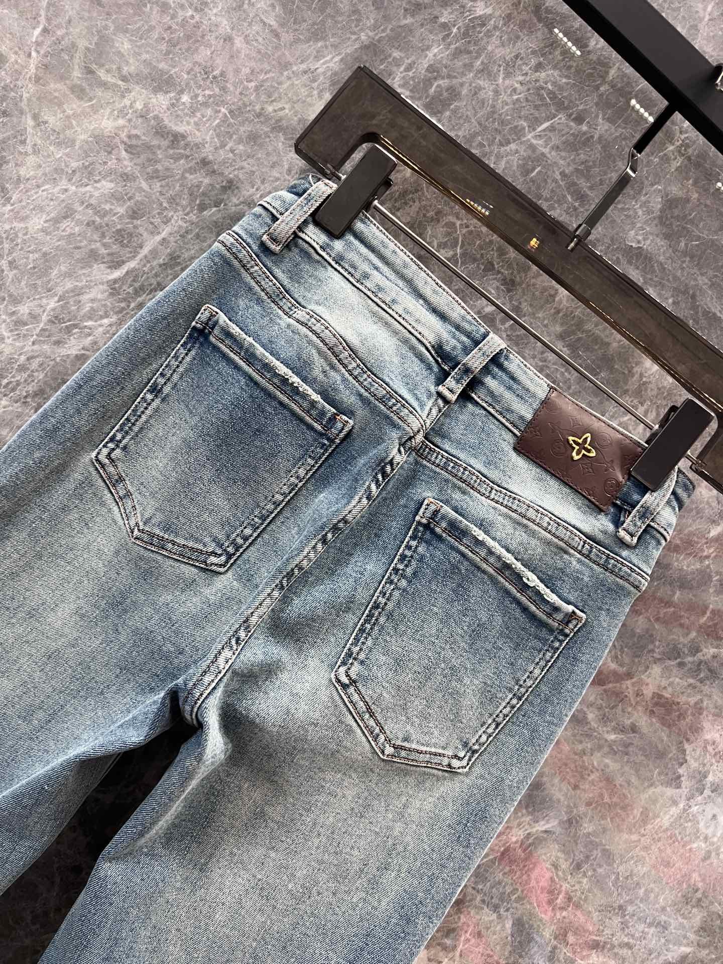 루이비통 데님 청바지