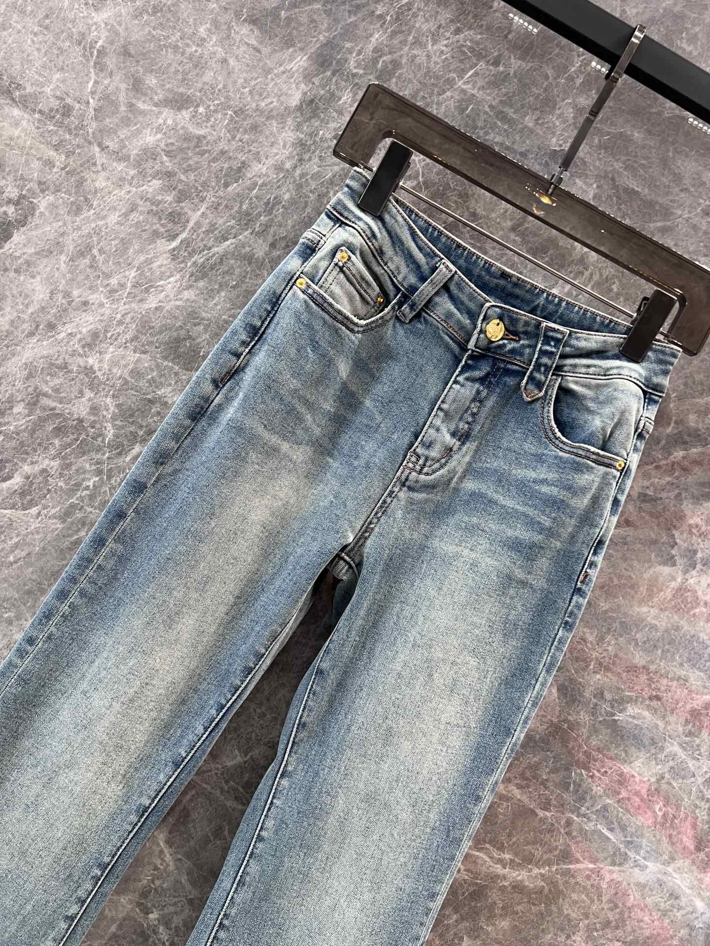루이비통 데님 청바지